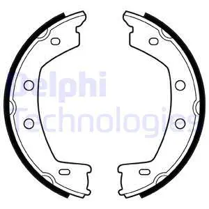 Brake Shoe Set, parking brake (LS2030)