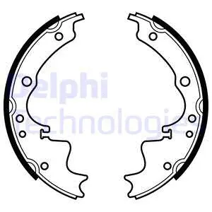Brake Shoe Set (LS1261)