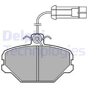 Brake Pad Set, disc brake (LP1027)