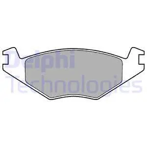 Brake Pad Set, disc brake (LP505)