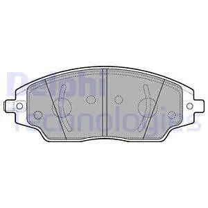 Brake Pad Set, disc brake (LP3192)