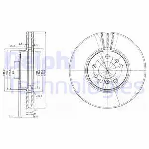 Brake Disc (BG3628)