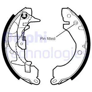 Brake Shoe Set (LS1343)