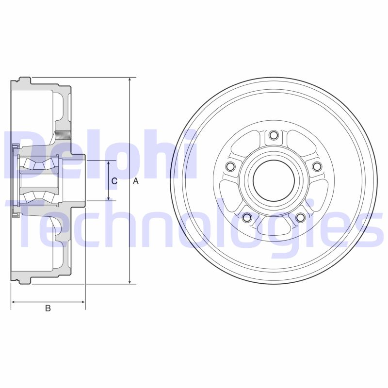 Brake Drum (BFR611)