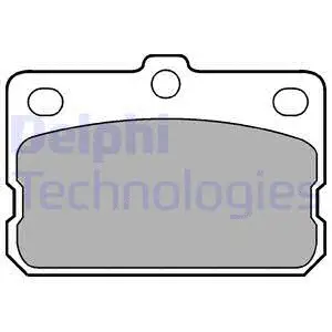 Brake Pad Set, disc brake (LP73)