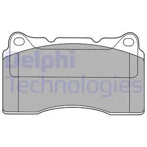 Brake Pad Set, disc brake (LP1422)