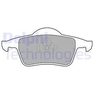 Brake Pad Set, disc brake (LP1504)