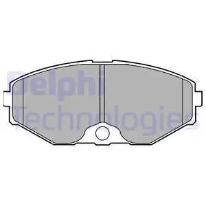Brake Pad Set, disc brake (LP1058)