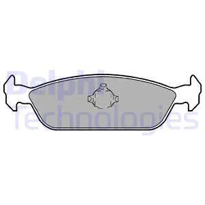 Brake Pad Set, disc brake (LP953)