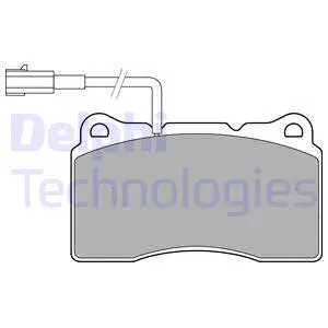 Brake Pad Set, disc brake (LP3157)