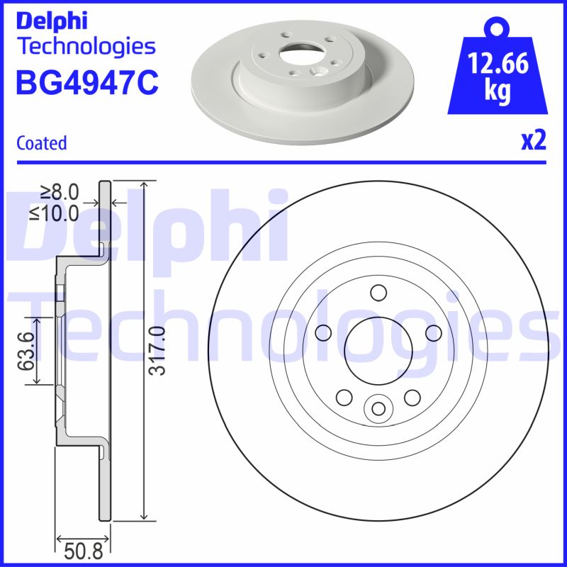 Brake Disc (BG4947C)