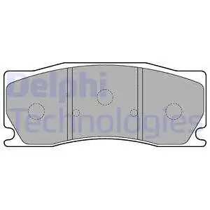 Brake Pad Set, disc brake (LP2216)