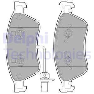 Brake Pad Set, disc brake (LP2072)