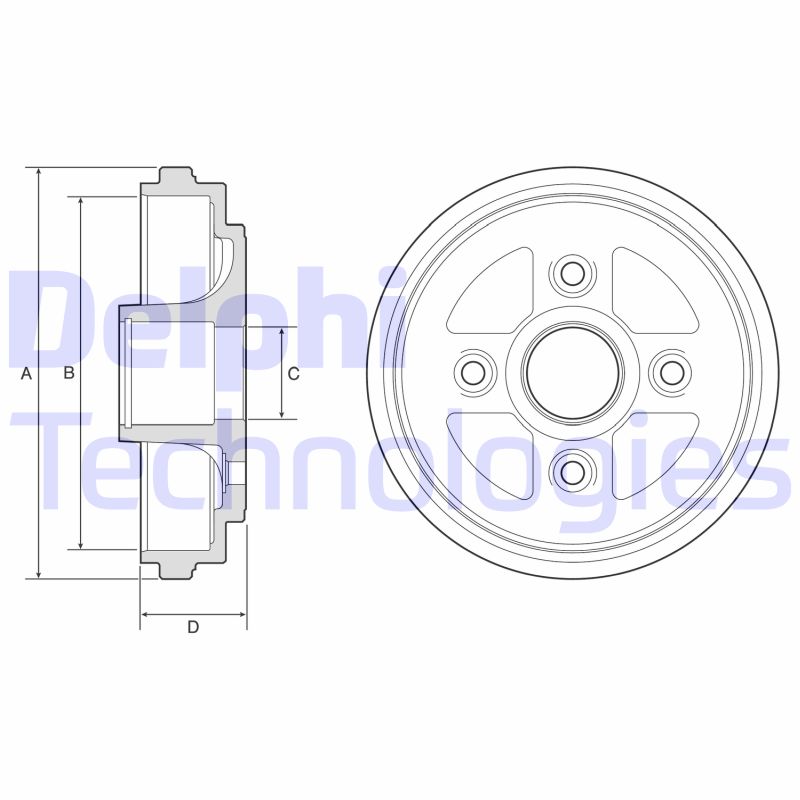 Brake Drum (BF602)