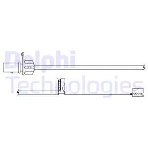 Warning Contact, brake pad wear (LZ0283)
