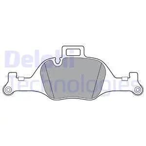 Brake Pad Set, disc brake (LP3299)