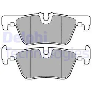 Brake Pad Set, disc brake (LP2286)