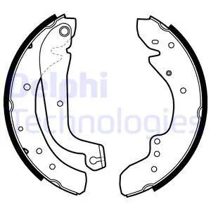 Brake Shoe Set (LS1868)