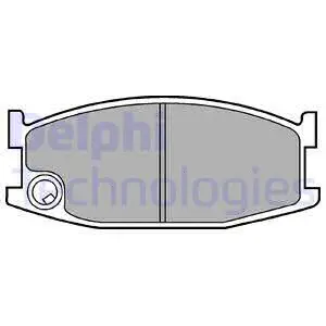 Brake Pad Set, disc brake (LP183)