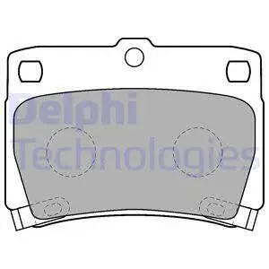 Brake Pad Set, disc brake (LP1546)