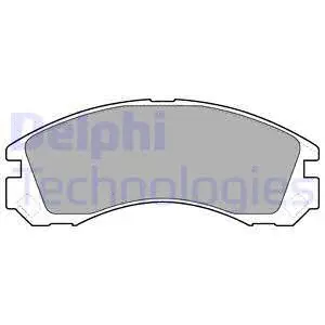 Brake Pad Set, disc brake (LP1628)