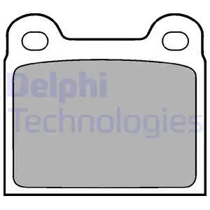 Brake Pad Set, disc brake (LP18)