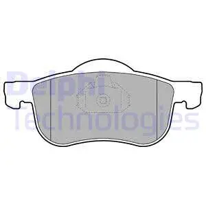 Brake Pad Set, disc brake (LP1458)