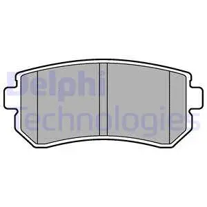Brake Pad Set, disc brake (LP2303)
