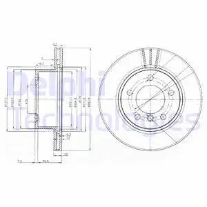 Brake Disc (BG3899C)