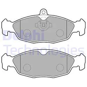 Brake Pad Set, disc brake (LP1755)