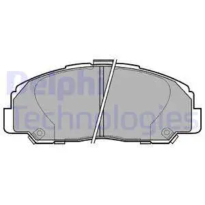 Brake Pad Set, disc brake (LP944)