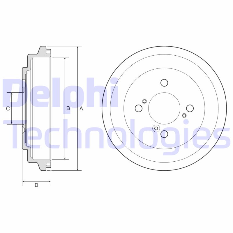 Brake Drum (BF596)