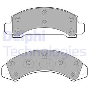 Brake Pad Set, disc brake (LP1666)