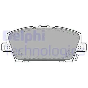 Brake Pad Set, disc brake (LP1970)