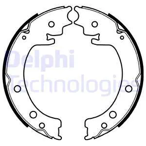 Brake Shoe Set, parking brake (LS2058)