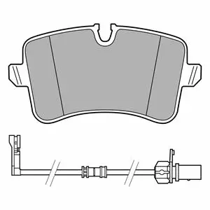 Brake Pad Set, disc brake (LP3625)