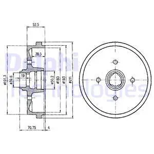 Brake Drum (BF96)