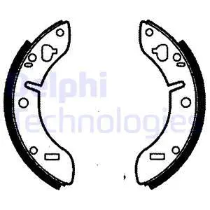 Brake Shoe Set (LS1022)