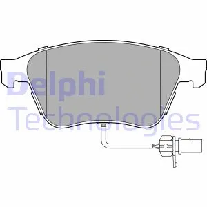 Brake Pad Set, disc brake (LP3667)