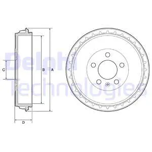 Brake Drum (BF564)