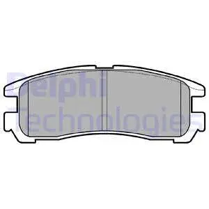 Brake Pad Set, disc brake (LP955)