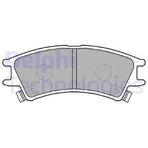 Brake Pad Set, disc brake (LP1502)