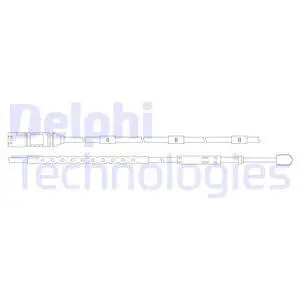 Warning Contact, brake pad wear (LZ0240)
