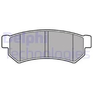 Brake Pad Set, disc brake (LP2502)