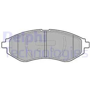Brake Pad Set, disc brake (LP1895)