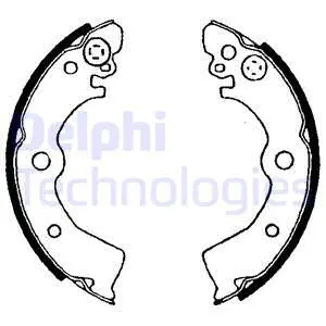 Brake Shoe Set (LS1650)