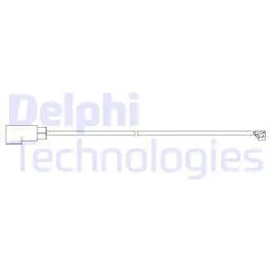 Warning Contact, brake pad wear (LZ0257)