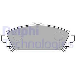 Brake Pad Set, disc brake (LP1526)