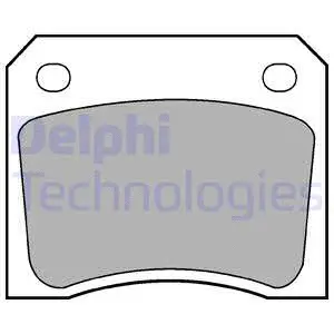 Brake Pad Set, disc brake (LP133)