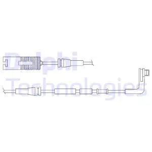Warning Contact, brake pad wear (LZ0206)